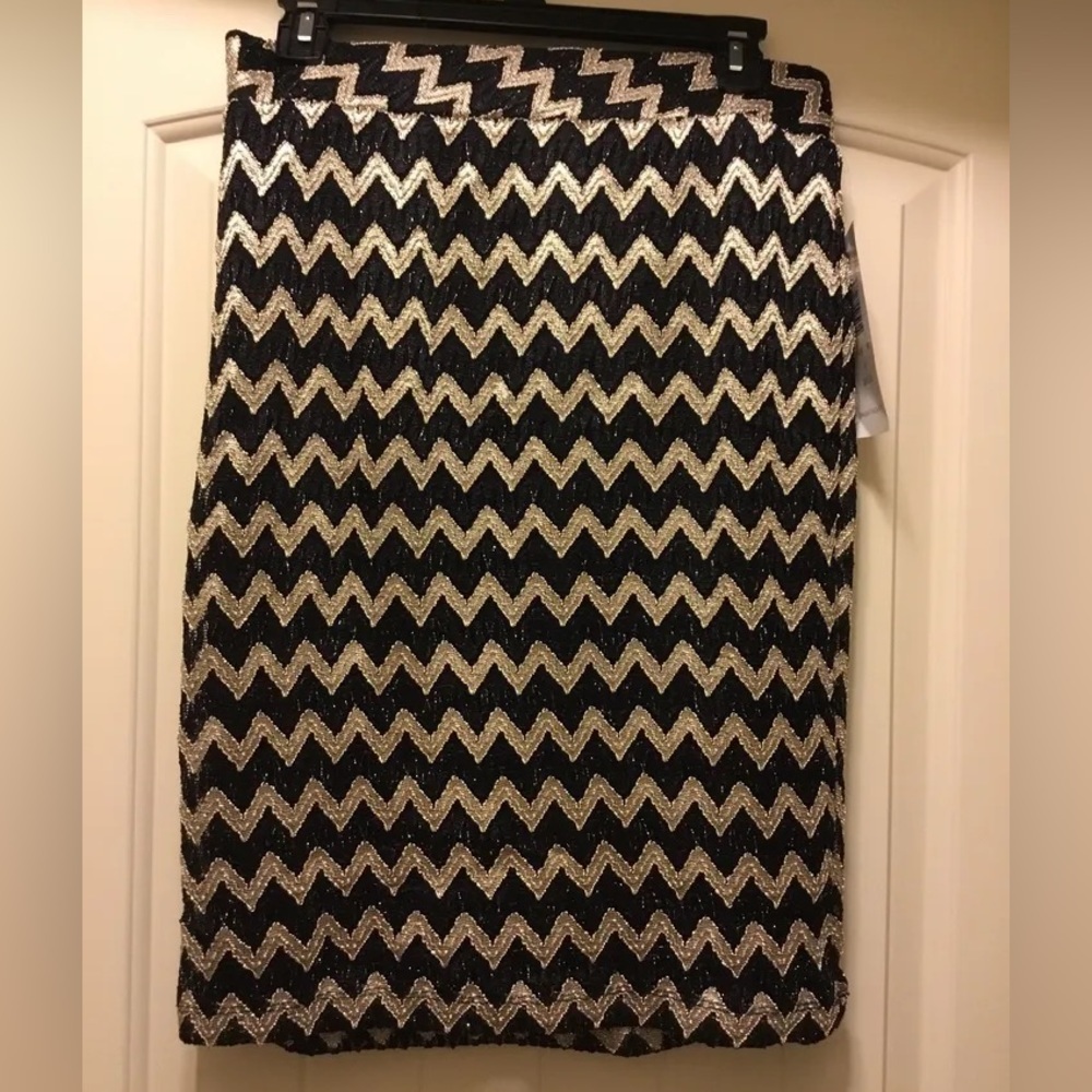 Sunny Leigh Black/Gold Multi Skirt
